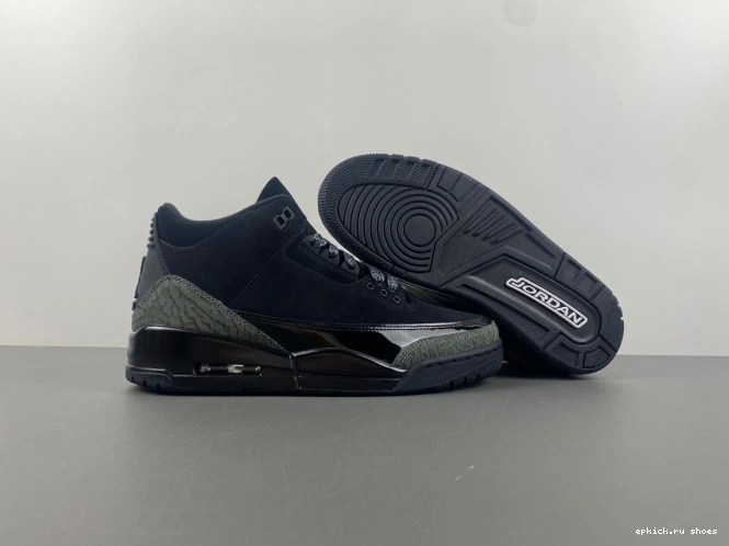 Rep Cat Jordan Air 3 Retro Black CK9246-168 0710